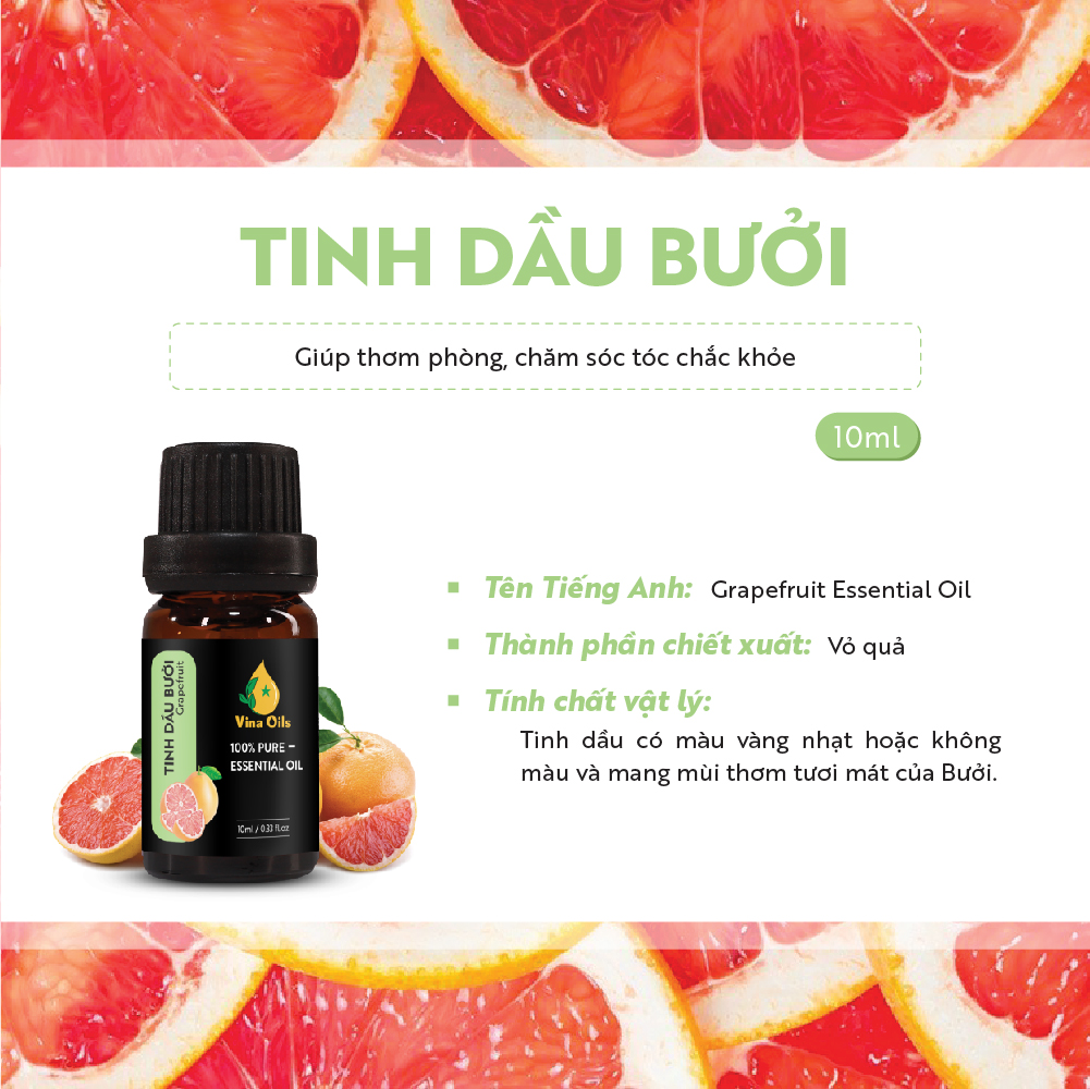 Tinh dầu xông Bưởi 10ml